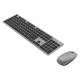 ASUS W5000 Wireless Keyboard and Mouse Set teclado Ratón incluido Oficina RF inalámbrico QWERTY Español Negro, Gris