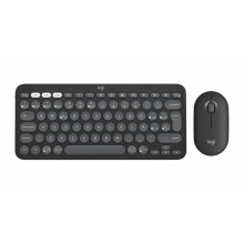 Logitech 920-012227 teclado Ratón incluido Universal RF Wireless + Bluetooth QWERTY Español Grafito