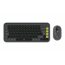 Logitech POP Icon Combo teclado Ratón incluido Universal Bluetooth QWERTY Español Grafito