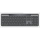 Logitech Signature Slim Solar + K980 for Business teclado Universal RF Wireless + Bluetooth QWERTY Español Grafito