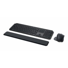Logitech MX Keys S Combo teclado Ratón incluido Oficina Bluetooth QWERTY Español Grafito