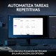 Logitech MX Keys S Combo teclado Ratón incluido Oficina Bluetooth QWERTY Español Grafito