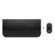HP Combinación de teclado y ratón multidispositivo en modo dual con reposamanos 580C