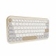 ASUS Marshmallow Keyboard KW100 teclado Hogar Bluetooth QWERTY Español Beige