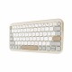 ASUS Marshmallow Keyboard KW100 teclado Hogar Bluetooth QWERTY Español Beige