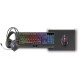 Mars Gaming MCP124PRO, Combo Gaming 4en1, Teclado RGB H-Mech con Reposamuñecas, Ratón RGB 3200DPI y Switches HUANO, Auricul