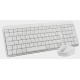 Logitech MK250 Combo teclado Ratón incluido Universal RF Wireless + Bluetooth QWERTY Español Blanco