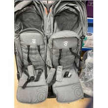 Silla de Paseo Doble para Gemelos o Hermanos, Ligera, Reclinable y Plegable