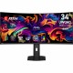Monitor Msi MAG 341CQP QD-OLED X28, 34", 3440x1440, DVI, VGA