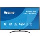 Monitor Iiyama ProLite X4373UHSU-B2, 42.5", 4K UHD, HDMI, DisplayPort, USB-C, DVI, VGA