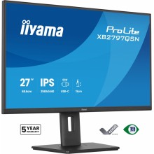 Monitor Iiyama ProLite XB2797QSN-B1, 27", 2560x1440, HDMI, USB-C, DVI, VGA