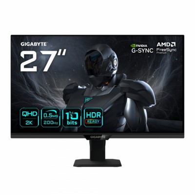 Monitor Gigabyte G27Q20T Monitor Gaming, 27", QHD, HDMI, DisplayPort, DVI, VGA