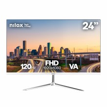 Monitor Nilox NXM24FHD1201W, 23.8", Full HD, HDMI, DVI, VGA