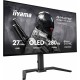 Monitor Iiyama G-MASTER GOB2701QSC-B1, 27", 2560x1440, HDMI, DisplayPort, USB-C, DVI, VGA