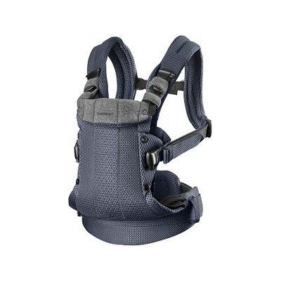 BabyBjörn Harmony — Mochila portabebés de malla 3D, gris antracita