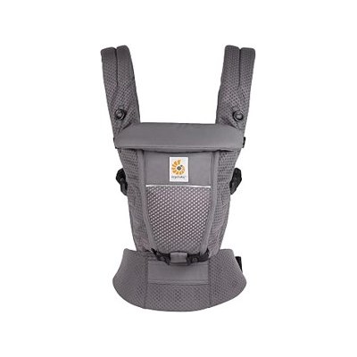 Ergobaby Mochila portabebé Adapt para recién nacidos desde el nacimiento, portabebé ergonómico de malla SoftFlex de 3