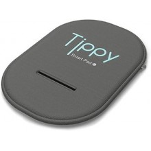 Digicom Tippy — Almohadilla inteligente para silla de coche infantil, negra