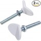 Safety 1st Tornillo Y Adaptador para barandillas, compatible con barrera de seguridad metalica Easy Close Metal y Auto Close