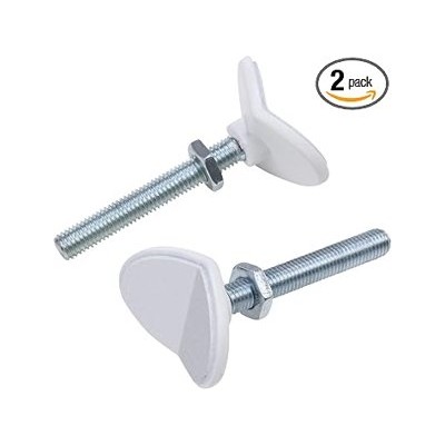 Safety 1st Tornillo Y Adaptador para barandillas, compatible con barrera de seguridad metalica Easy Close Metal y Auto Close