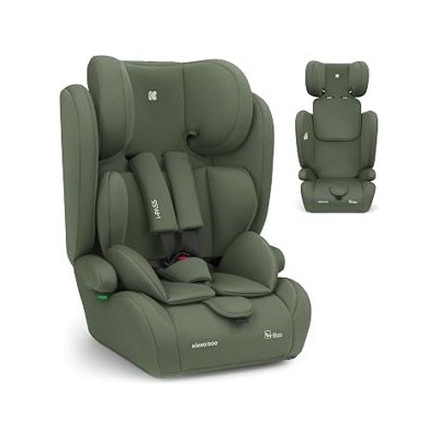 KikkaBoo Silla de Coche Grupo 1 2 3 (9-36 kg, 76-150cm) i-PASS, Silla Coche Bebé y Niños, Reposacabezas 13 Posiciones, 15