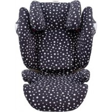 JYOKO KIDS Funda de algodón para silla de coche compatible con Cybex Solution M y Pallas B - Fix (Winter Sky)