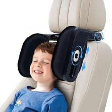 Torven Reposacabezas Coche Niño Adulto | Soporte Cabeza Giratorio 360° 2025 | Reposa Cabezas Memory Foam | Mecanismo 3 Puntos