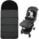 Vicloon Saco Silla Paseo Universal, Saco Invierno Silla Paseo, Resistente al Viento y al Frío/Desmontable/Fácil de Limpiar