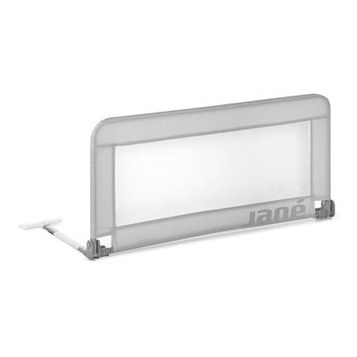 Jané Barrera de Cama Abatible 90 cm, Extra Alta y Transpirable, Plegable con Bolsa de Transporte, Gris