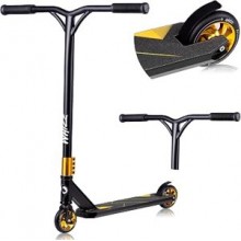 LIONELO Whizz patinetes para niños, Stunt Scooter, de Acrobacias, Freestyle, Ruedas de 110 mm, Ligero, Freno de Guardabarros