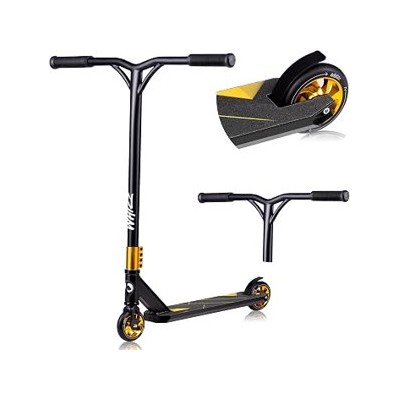 LIONELO Whizz patinetes para niños, Stunt Scooter, de Acrobacias, Freestyle, Ruedas de 110 mm, Ligero, Freno de Guardabarros