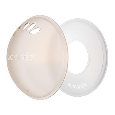 Suavinex — Set de 2 conchas recolectoras de leche y 2 protectores de silicona