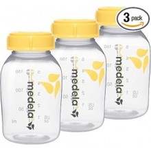 Medela — Pack de 3 biberones para conservación de leche materna, 150 ml