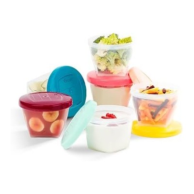 Babymoov Babybols — Set de 6 recipientes herméticos para alimentos, 180 ml