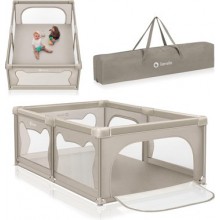 Lionelo Willow — parque infantil 120 × 180 × 68 cm, beige