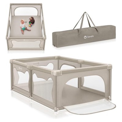 Lionelo Willow — parque infantil 120 × 180 × 68 cm, beige