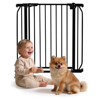 Lionelo Truus Slim — barrera de seguridad, negro ónix