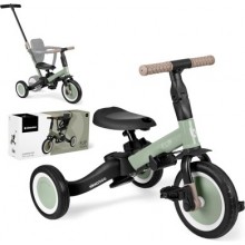 KikkaBoo Flip — triciclo evolutivo 5 en 1, verde militar