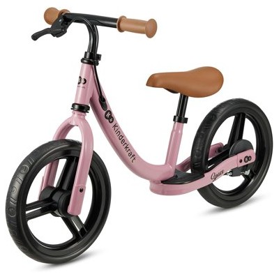 Kinderkraft Space 2 — bicicleta sin pedales con freno, rosa