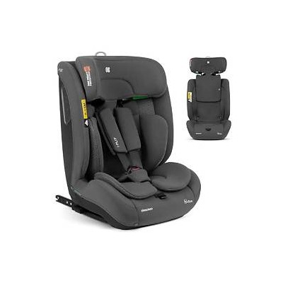 KikkaBoo i-FLIT ISOFIX Grupo 1/2/3 (9-36 kg), Gris Oscuro