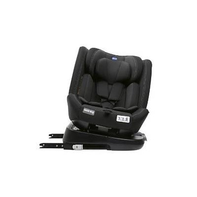 Chicco Unico EVO I'Size Classic, ISOFIX 40-150 cm, Grupo 0/1/2/3, giratoria 360º, Negra