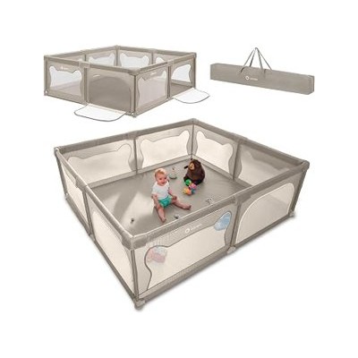 Lionelo Willow XL — Parque infantil de 187 × 207 cm con 2 entradas