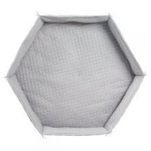 Roba — Colchoneta para parque hexagonal, gris