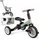 KikkaBoo Flip — Triciclo y bicicleta evolutiva 5 en 1, verde militar