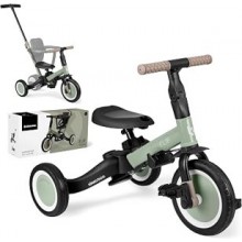 KikkaBoo Flip — Triciclo y bicicleta evolutiva 5 en 1, verde militar
