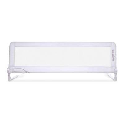 Asalvo — Barrera de cama abatible 2 en 1 de 150 cm, blanca