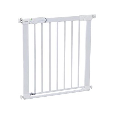 Safety 1st Flat Step — Barrera de seguridad ultraplana a presión, 73–80 cm, blanca