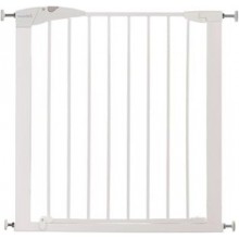 Munchkin — Barrera metálica de seguridad a presión, 76–82 cm, blanca
