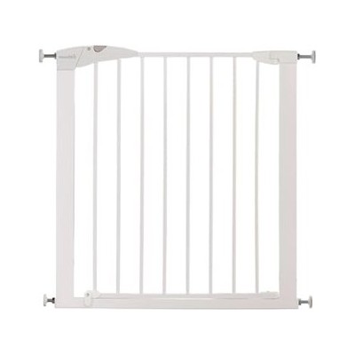 Munchkin — Barrera metálica de seguridad a presión, 76–82 cm, blanca