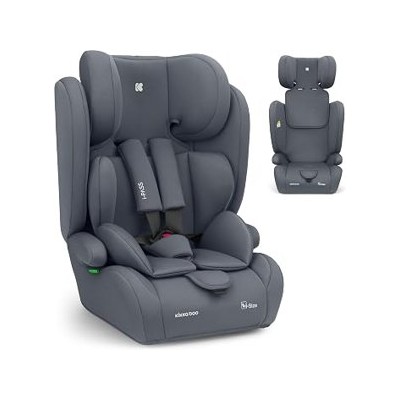 KikkaBoo i-PASS — Silla de coche i-Size, 76–150 cm, gris
