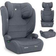 KikkaBoo i-AID — Silla de coche i-Size sin ISOFIX, 100–150 cm, gris